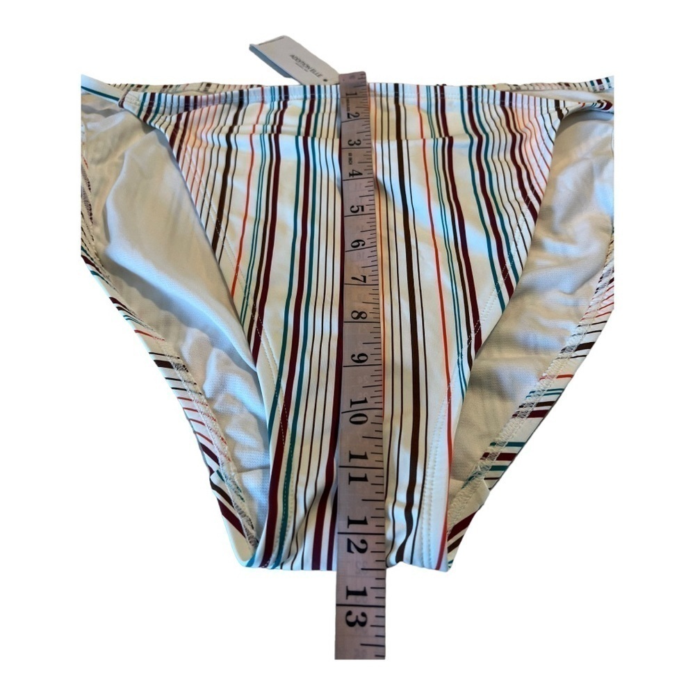 Addition Elle String Bikini Multi Striped Swim Bottom Bikini Separate 1X NEW - Picture 4 of 10